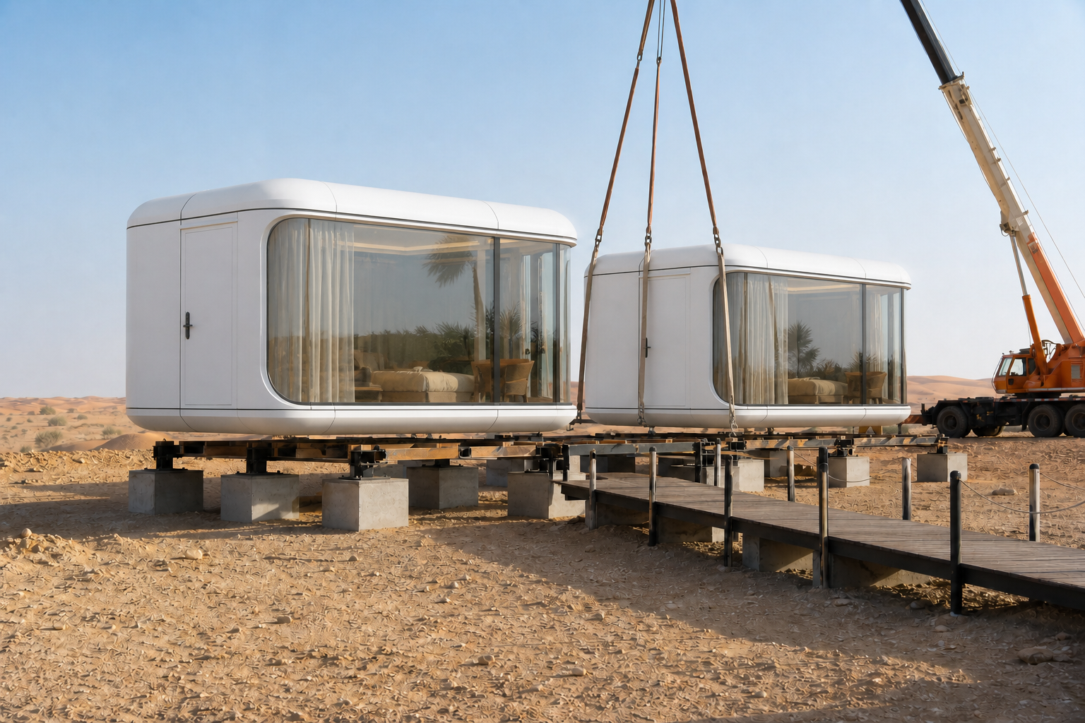 Modular Capsule Desert Retreat gallery 2