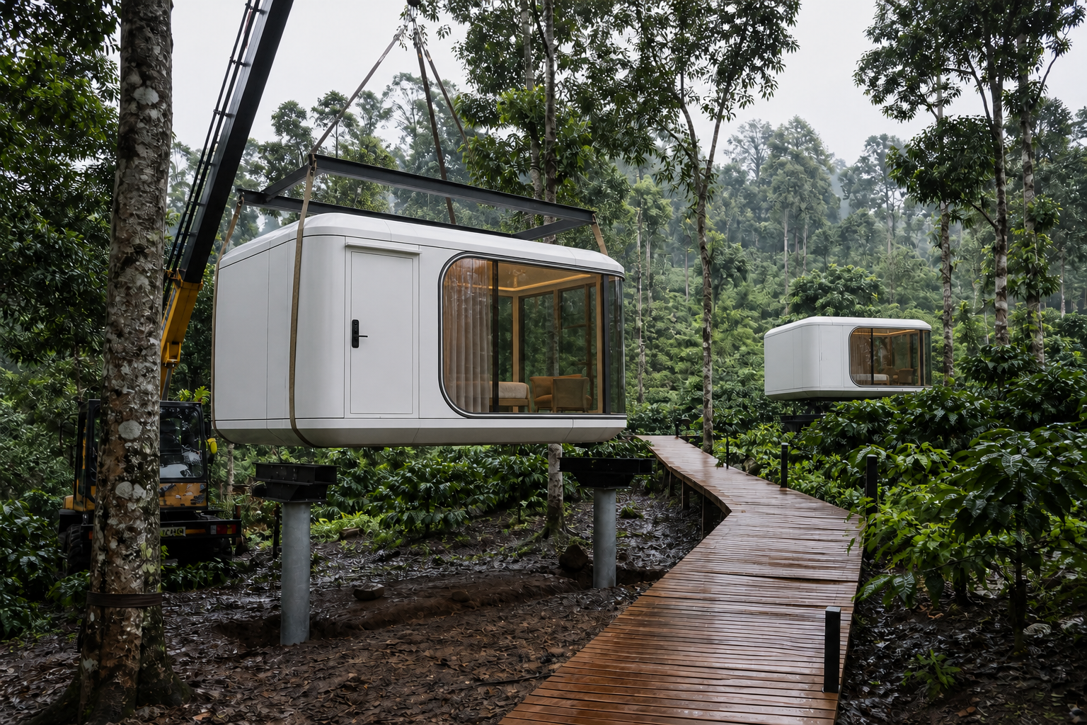 Modular Capsule Forest Retreat gallery 2
