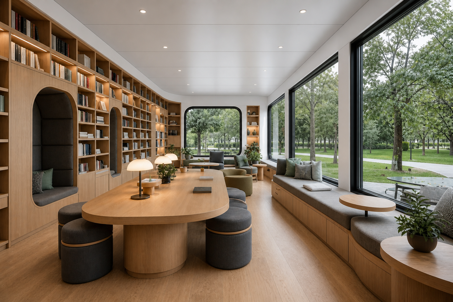 Modular Capsule Micro-library Hub gallery 1