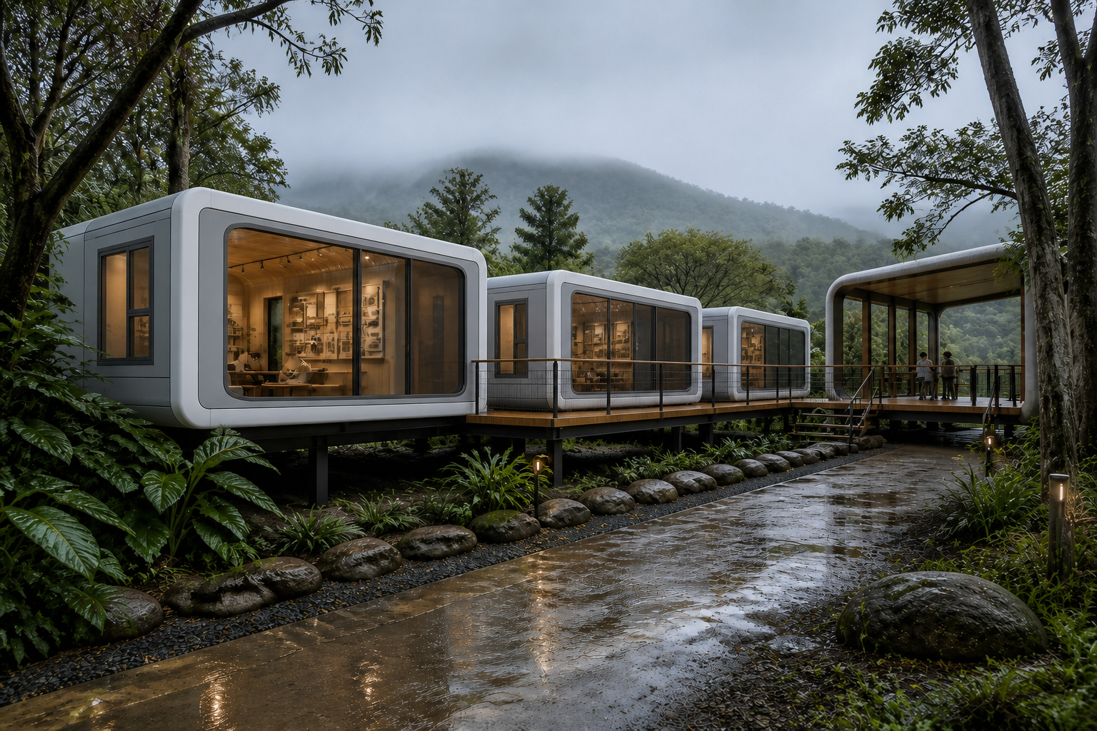 Modular Capsule Visitor Gateway